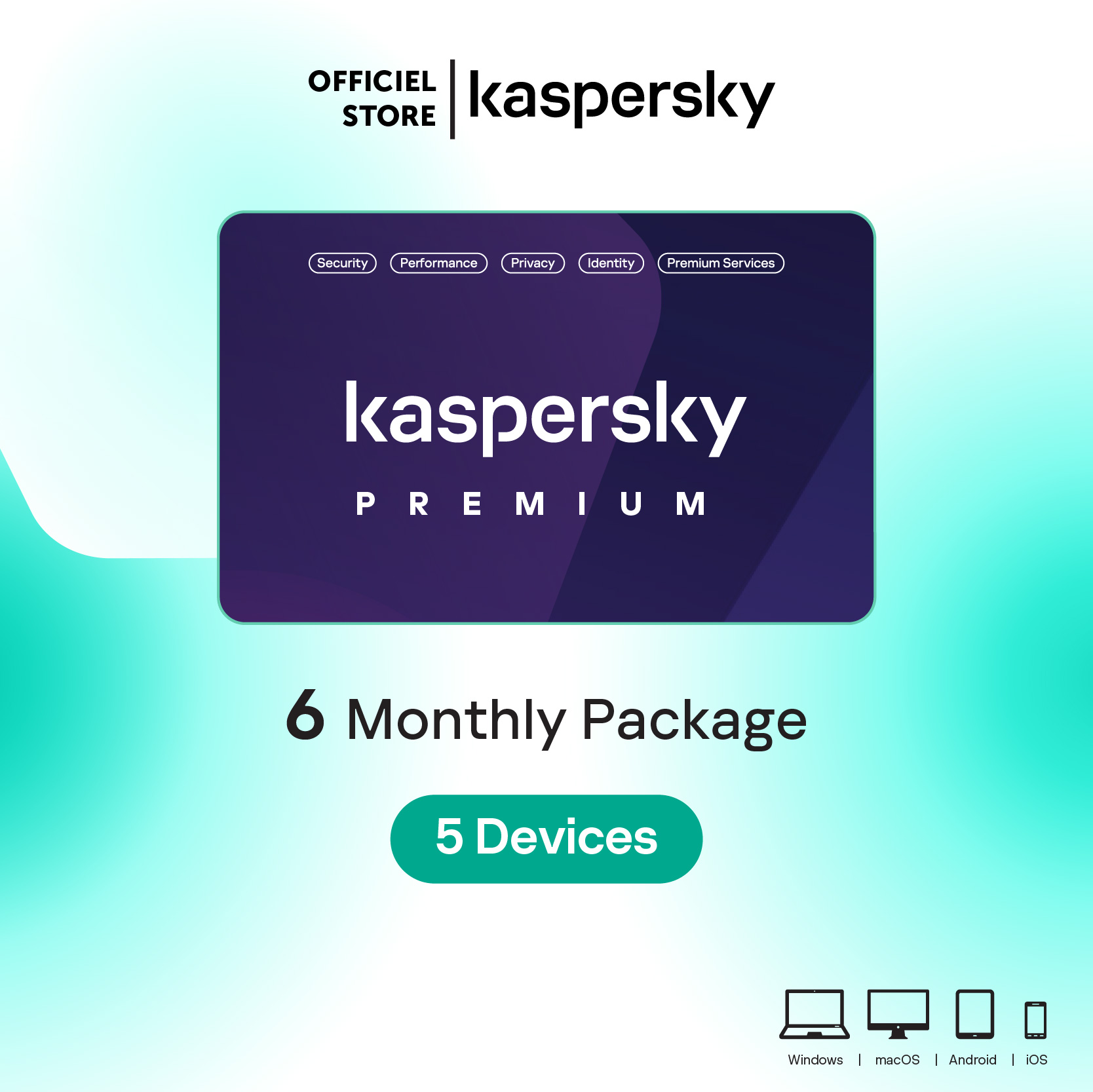 Kaspersky Premium 5 Devices 6 Months